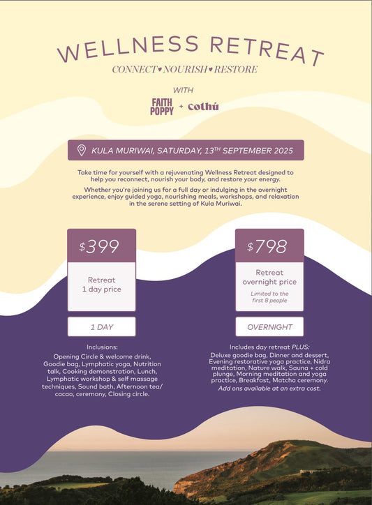 Wellness Retreat: Connect – Nourish – Restore With Faith Poppy & Cothü